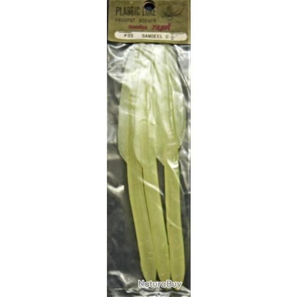 3 leurres sandeel ragot de 16.5cm phosphorescent