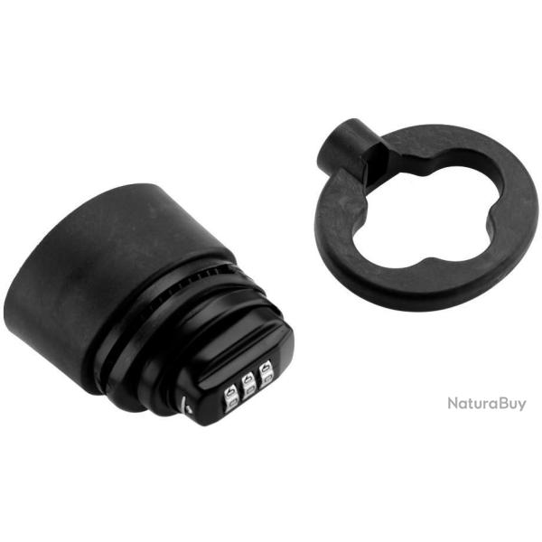 Support mural pour arme avec verrou  combinaison intgr 