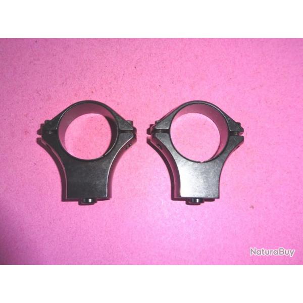 paire de pieds lunette de hutte acier avec bagues protection dia 26mm - VENDU PAR JEPERCUTE (D21I79)