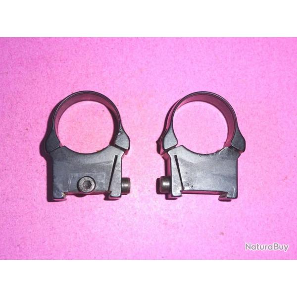 colliers lunette 26mm et rail de 21mm hauteur 15mm EN ALU - VENDU PAR JEPERCUTE (D21I68)