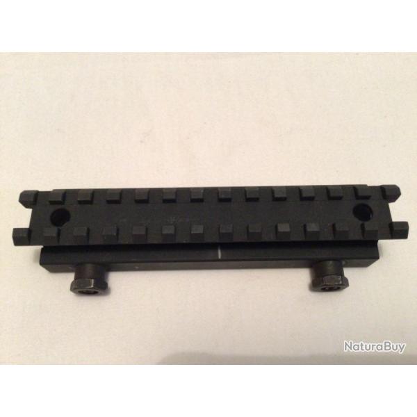 Adaptateur rehaussement collier 21 mm pour rail de 21 mm