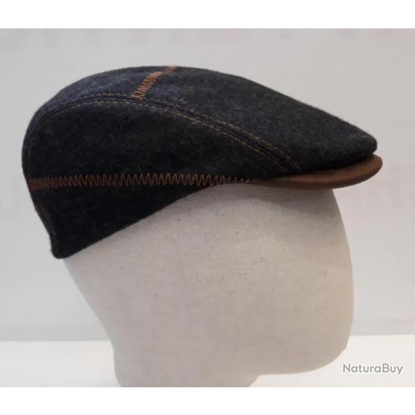 CASQUETTE PLATE LOVERGREEN PURE LAINE T55