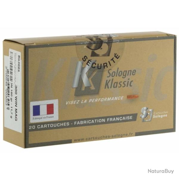 Balles Sologne Nosler Partition - 300 Win MAG / 180 / Par 1