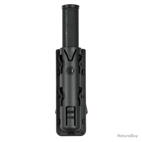 Porte matraque tlescopique noir orientable