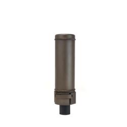 Silencieux boa court 130x37mm Bronz&eacute; - Nuprol