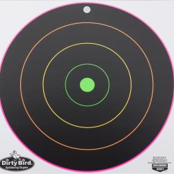 Cible Dirty Birds multicolores - Birchwood Casey 10 cibles - 30 cm