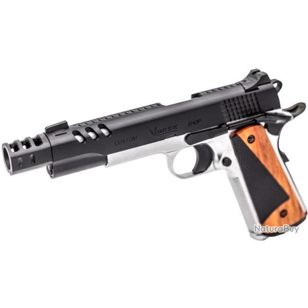 REPLIQUE GBB GAZ VORSK CS DEFENDER PRO MEU SILVER / NOIR 1,0J