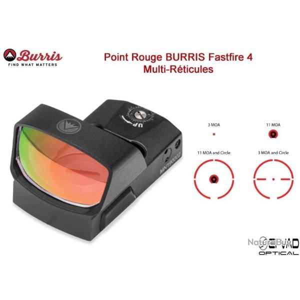 BURRIS FastFire 4 - Point Rouge Panoramique Multi-R�ticules