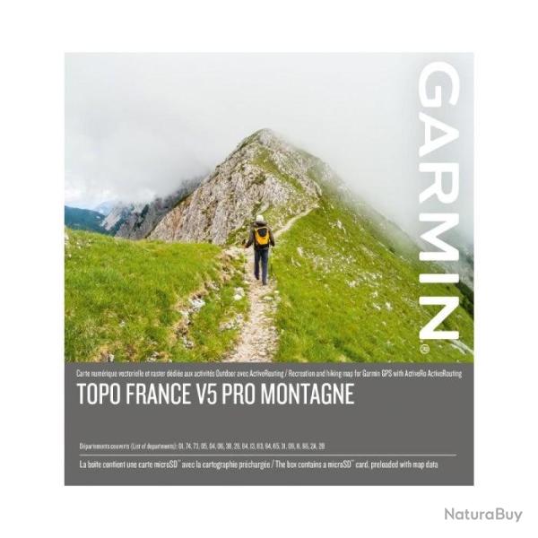Carte Garmin topo france V5 pro - Montagne