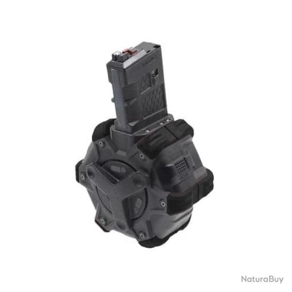 Chargeur Gaz Adaptative Drum pour M4 GBBR WE 350 billes