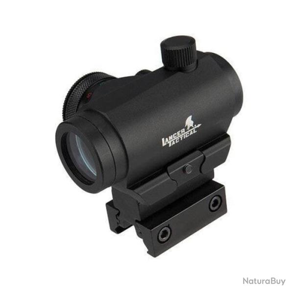 Micro Point rouge et vert montage haut Ris noir