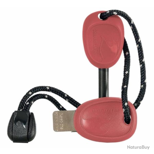 Allume-feu Scout Bio Plastic - Firesteel 2.0 Coco Shell - Roky Red