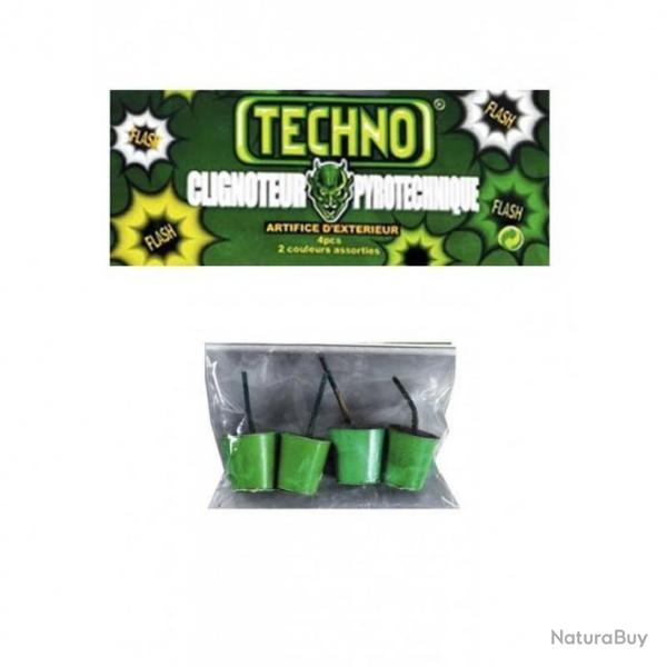 Sachet de 4 clignoteurs pyrotechniques Ardi Feu d'artifice Airsoft