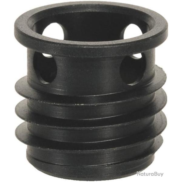 2 DOUILLES POUR ANNEAU DE GRENADI�RE � 9.6 x 1 / 23 mm, noire , montage en plastique