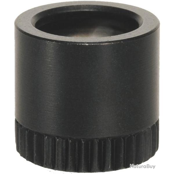 2 DOUILLES POUR ANNEAU DE GRENADI�RE � 9.6 x 1 / 23 mm, noire , pour bois, tournante