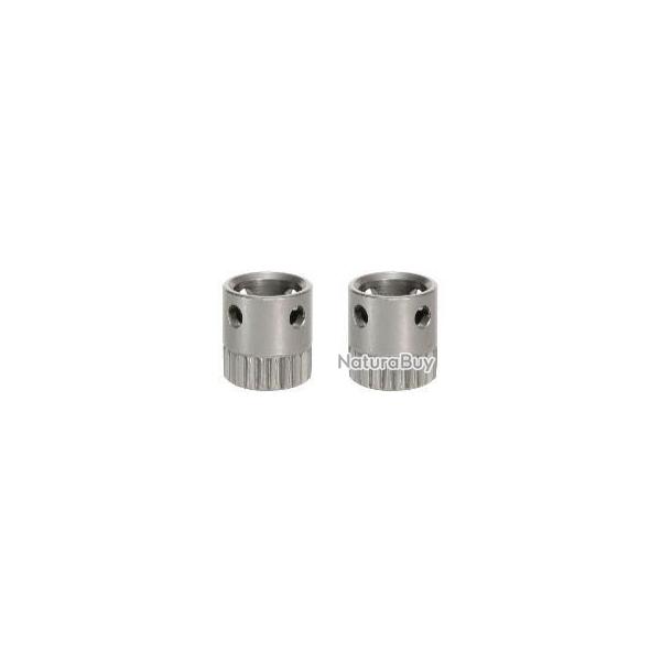 2 DOUILLES POUR ANNEAU DE GRENADI�RE � 9.6 x 1 / 23 mm, brillant, pour bois