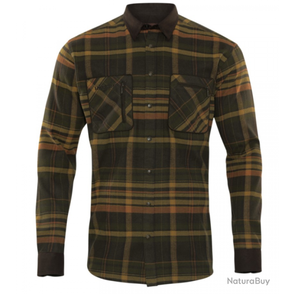 CHEMISE HARKILA PAJALA GREEN/BROWN