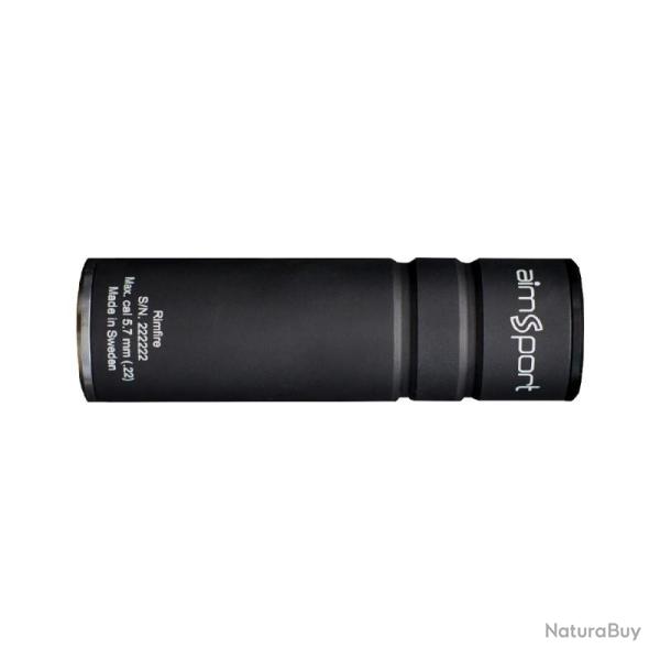 MODERATEUR DE SON AIMSPORT RIMFIRE II NOIR 1/2X28 UNEF .177/ 17 HMR