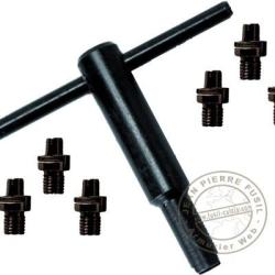 Cl&eacute; d&eacute;monte chemin&eacute;e PIETTA + 6 chemin&eacute;es noires