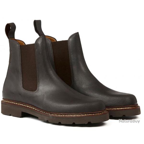 Chaussures en cuir QUERCY - Marron - Pointure de 40  46