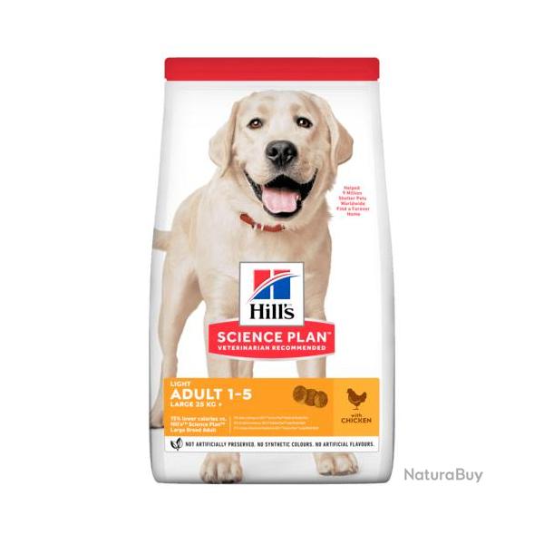 HILLS CANINE ADULT LARGE BREAD LIGHT POULET 12KGS