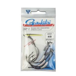 Hamecon ewg Weighted spr-lock Gamakatsu par 4 T5/0 - 5.2gr