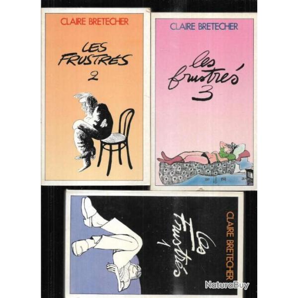 les frustrs de claire bretecher en 5 volumes marabout + grand format