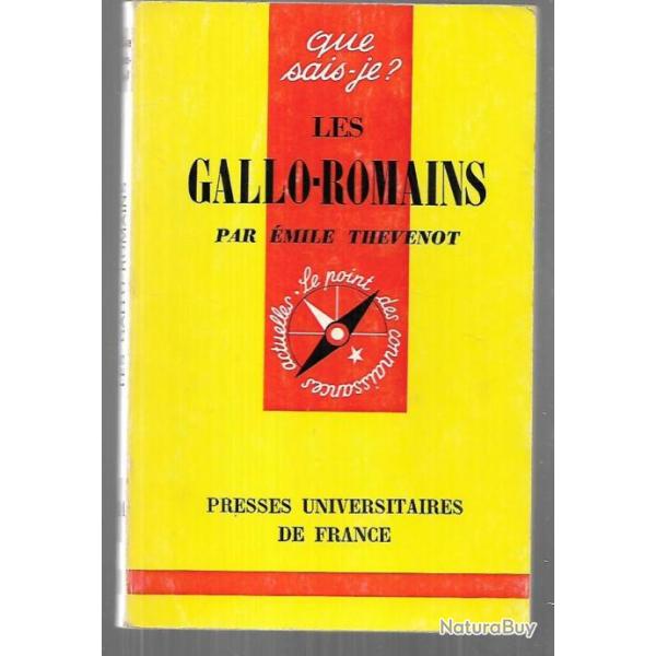 Que sais-je , les gallo-romains  par mile thevenot