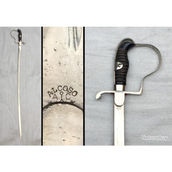 RARE & SUBLIME SABRE ALLEMAND, DIT A BLUCHER, LAME BRILLANTE, WW1, ORIGINAL