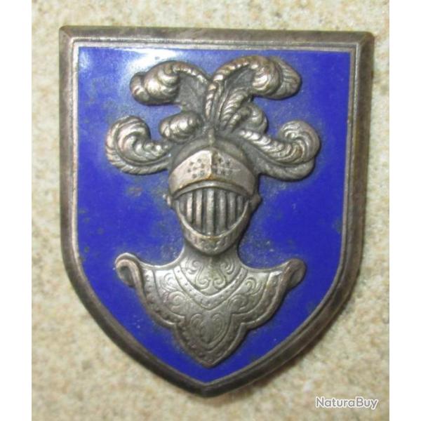 Ecole Application Arme Blinde Cavalerie, mail bleu fonc, guilloch