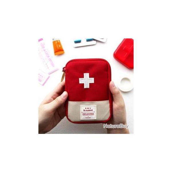 Sac Premiers Secours - d'Urgence (juste la sacoche) ROUGE - LIVRAISON OFFERTE !!!