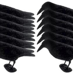 Pack 12  appelants corbeaux floqu&eacute;s avec pattes