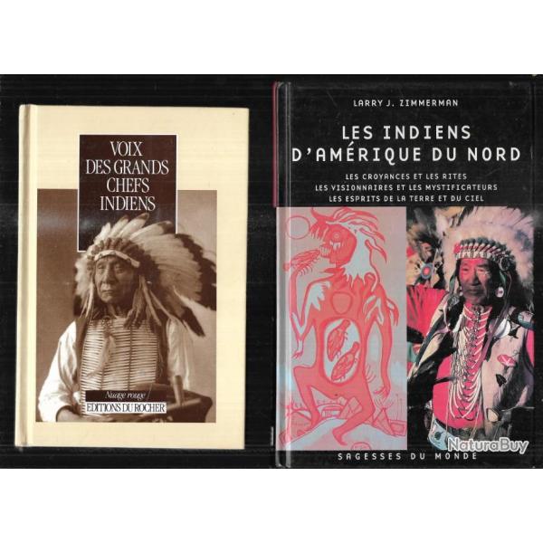 les indiens d'am�rique du nord de larry zimmerman  et voix des grands chefs indiens claude dordis