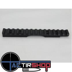 Rail pent&eacute; picatinny Weapons Accuracy acier inoxydable 40 Moa pour CZ 455