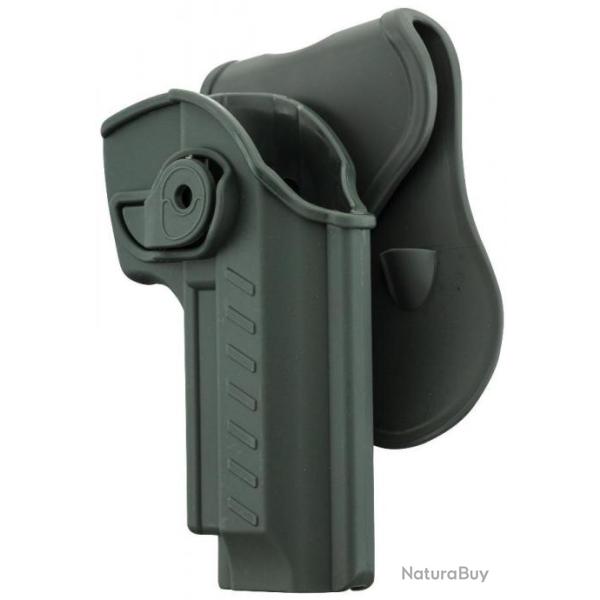 HOLSTER RIGIDE QUICK RELEASE POUR M9 DROITIER GRIS