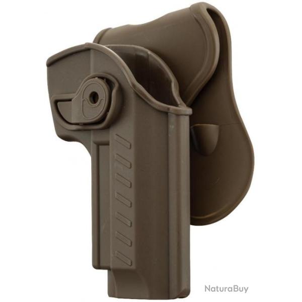 HOLSTER RIGIDE QUICK RELEASE POUR M9 DROITIER TAN
