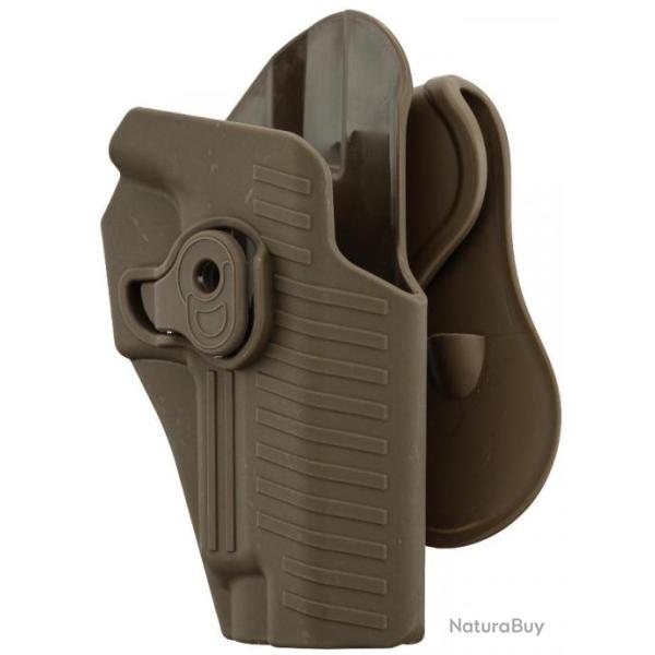 HOLSTER RIGIDE QUICK RELEASE POUR P226 DROITIER TAN