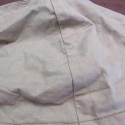 Couvre casque beige vert r&eacute;glement Adrian 1940 1944 d&eacute;barquement Indochine pas mod post ww2 ronds