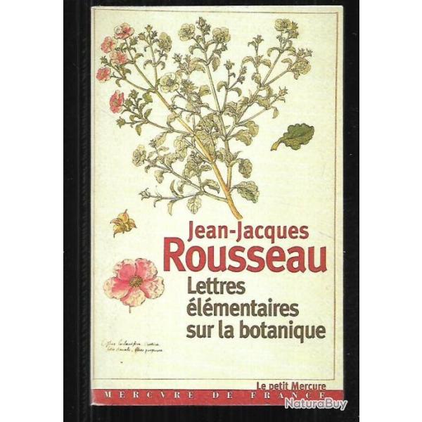 lettres �l�mentaires sur la botanique de jean-jacques rousseau