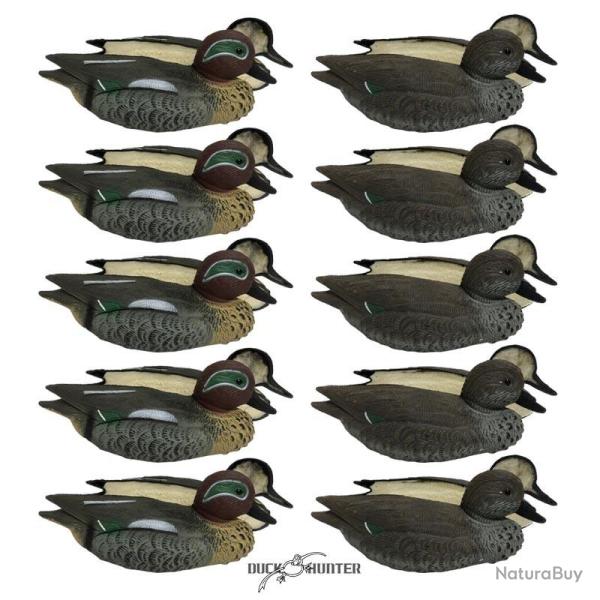 Formes de sarcelle insubmersibles Duck Hunter x10