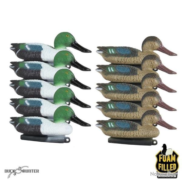 Formes de souchet insubmersibles Duck Hunter x10