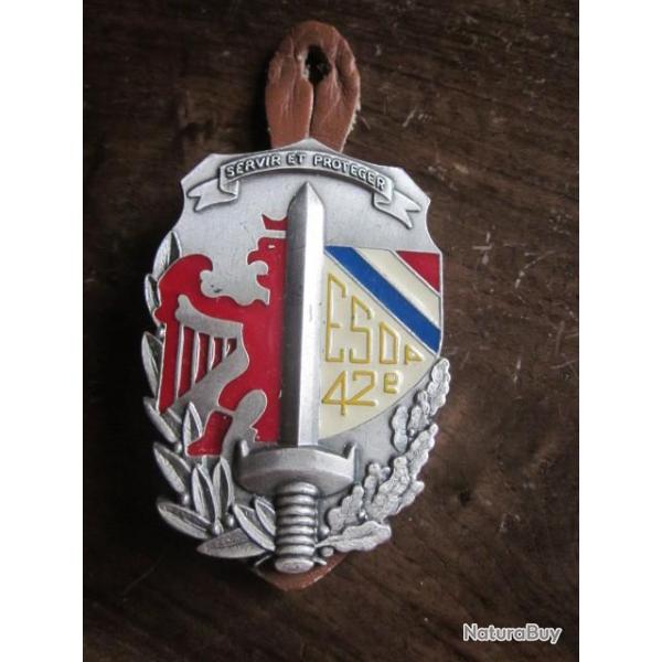 INSIGNE EMAILLEE ESDP 42eme