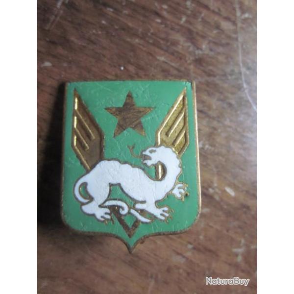 INSIGNE SALAMANDRE BLANCHE EMAIL COGNAC / AUGIS saint barthelemy LYON