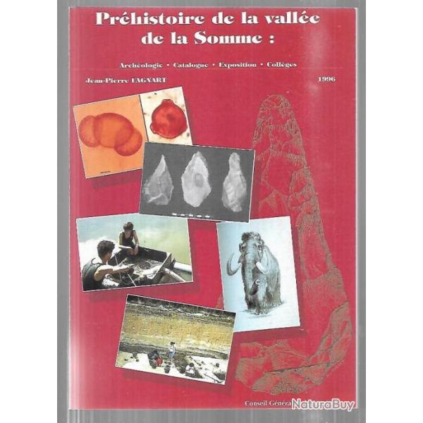 pr�histoire de la vall�e de la somme plaquette conseil g�n�ral 1996