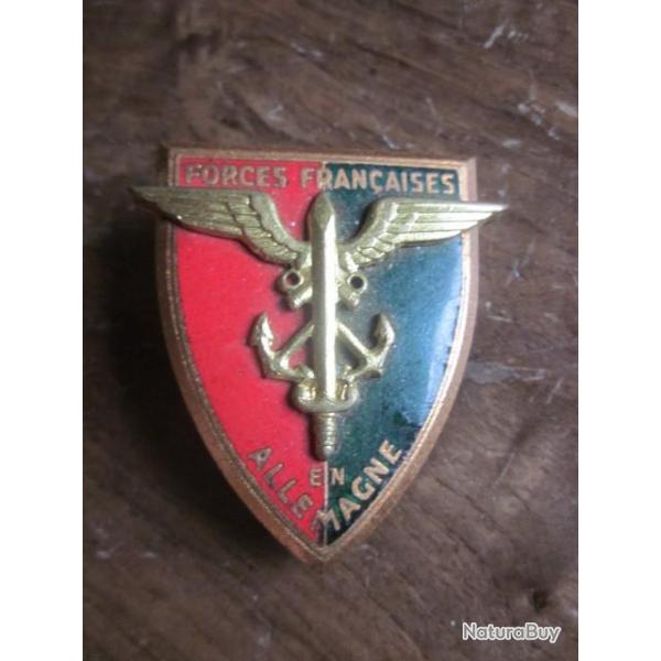 INSIGNE FORCES FRANCAISES EN ALLEMAGNE / DRAGO PARIS