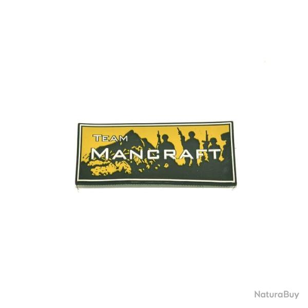 Patch PVC Mancraft Team - Jaune