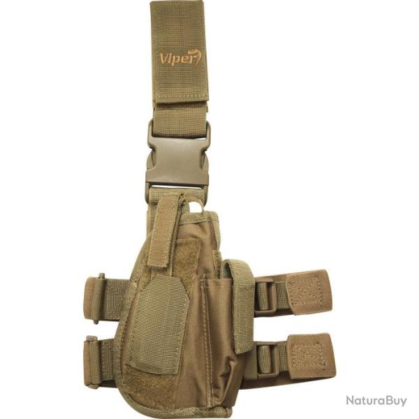 Holster de cuisse Viper - Coyote / Droitier