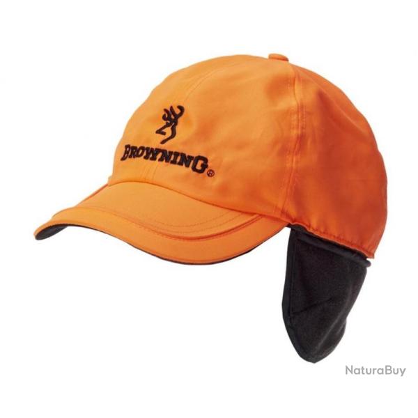 CASQUETTE BROWNING WINTER FLEECE ORANGE (000541)