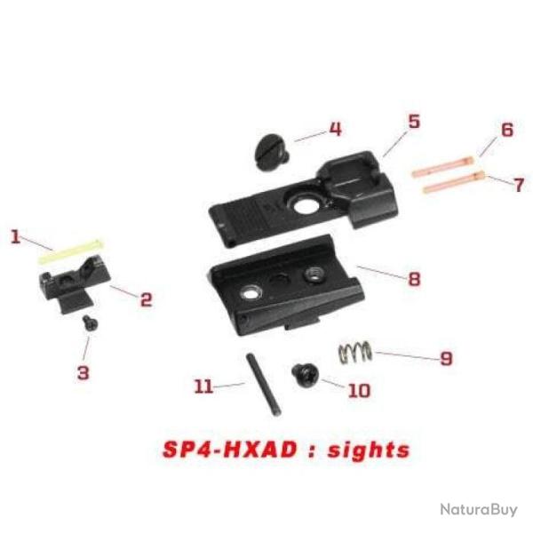 Pi�ces origine sight pour s�rie HX