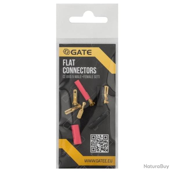 Kit de connecteurs plats (m�le/femelle) - GATE